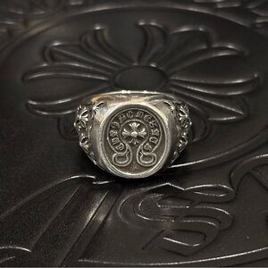 Chrome Hearts Champion Horseshoe Silver Ring Size 9.5